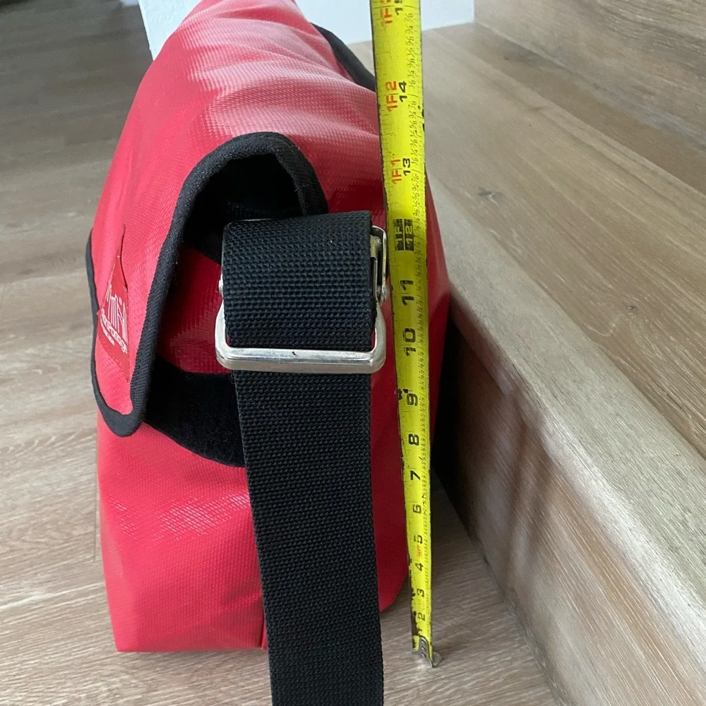 Manhattan Portage Red Messenger Bag for Men